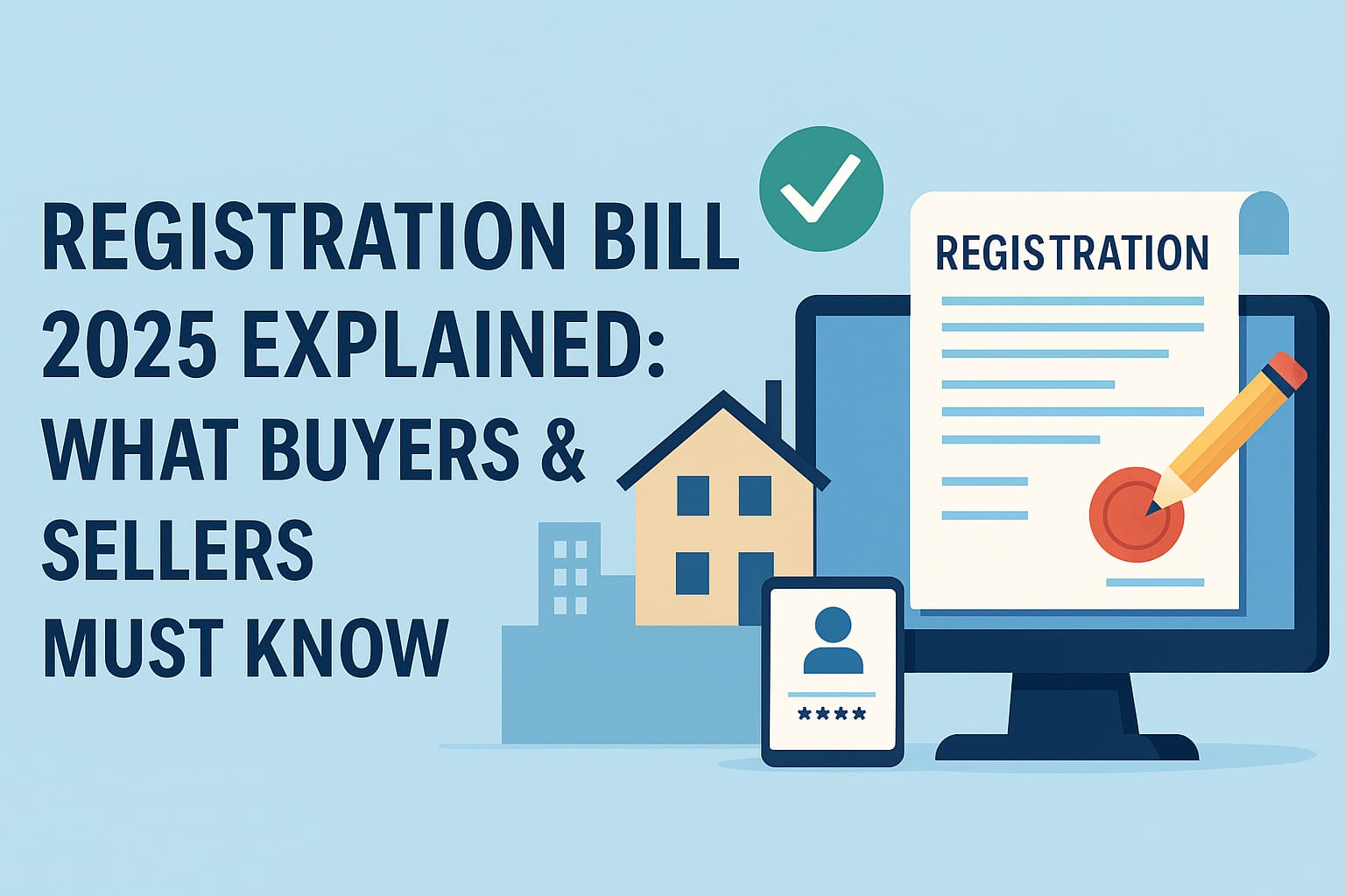 Registration Bill 2025 Explained: What Buyers & Sellers Must Know